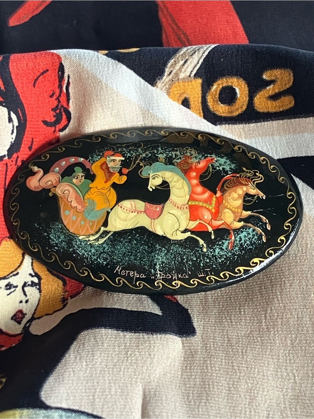 ANTIQUE RUSSIAN BROOCH - Picture 4 of 11